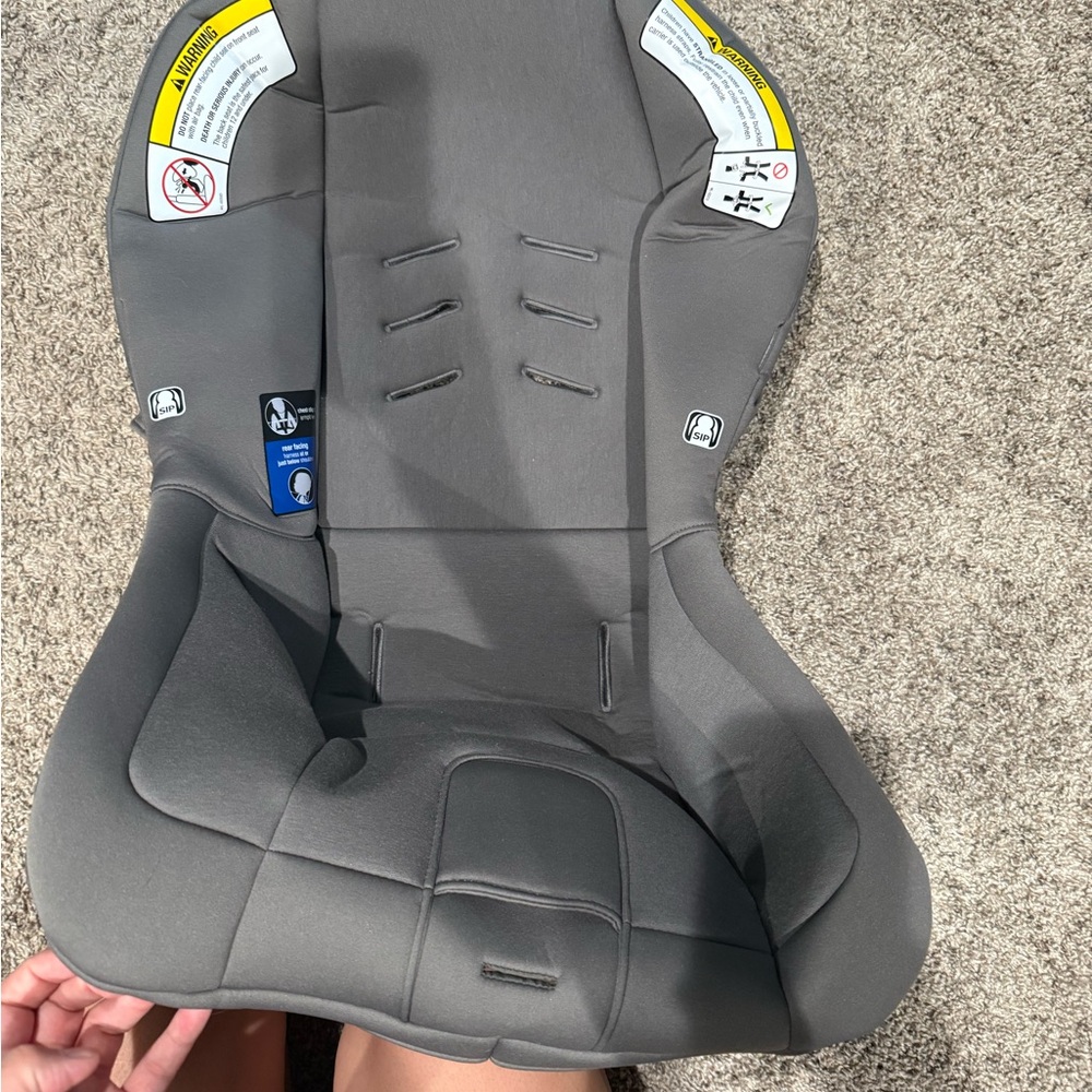 Gray Nuna Pipa LX car seat cover